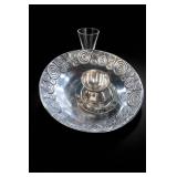 Wilton Armetale 13" Chip And Dip Server