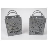 Christmas Metal Candle Lanterns