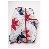 Hand Quilted Patchwork Floral Star Quilt