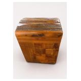 Handmade Tramp Art Wood Box 2009