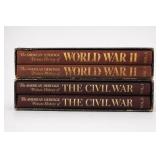American Heritage World War II, Civil War 4 Vols
