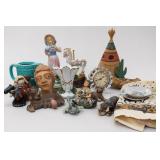 Mixed Decorative Lot With Shannon Quartz Clock