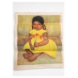 Gustavo Montoya Nina En Amarillo Art Prints