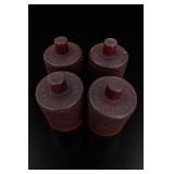 Faroy Glass Diamond Point Votive Cups, Set Of 4