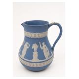 Wedgwood Blue Jasperware Etruscan Pitcher