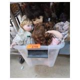Group of Fashion Dolls With Clothing
