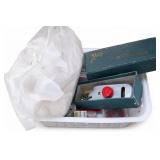 Ruby Button Holer & Recollections Embellishments