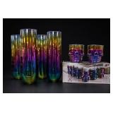 Circleware Rainbow Fusion Skull Shot Glasses 6-Pc
