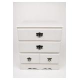 White 4-Drawer Chest Of Drawers Nightstand
