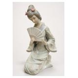 KPM Porcelain Kneeling Geisha Figurine
