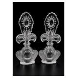 Pair of Decorative Glass Bottles