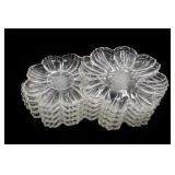 5Pc Flower-Shaped Glass Dishes