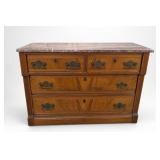 Antique Marble Top Dresser