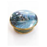 Thomas Kinkade Moonlight Lane Music Box, 1999