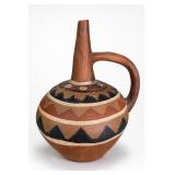 Southwestern Pottery Geometric Handled Jug