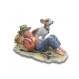 Gorham Norman Rockwell Spring Figurine 1958