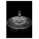Clear Glass Pedestal Cake Stand