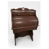 Roll-Top Desk With Drawers