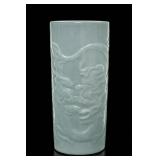 Celadon Dragon Relief Vase