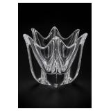 Orrefors Sculptural Glass Bowl