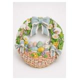 York 1996 Molded Resin Easter Wreath