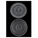 Clear Glass Patterned Plates