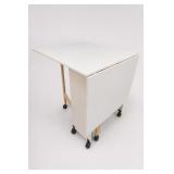 Folding Craft Table With Storage Shelf