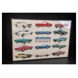 Ford Mustang The First Generation Framed Poster