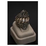 Jay King Desert Rose Sterling Silver Ring Size 8