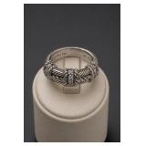 Judith Ripka Sterling Silver Ring Size 8