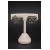 Judith Ripka Sterling Silver Beaded Earrings