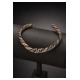 Sterling Silver Twisted Cuff Bracelet, 28.4g