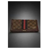 Gucci GG Supreme Monogram Continental Wallet