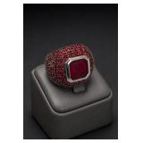 Sterling Silver Dome Ring Size 8
