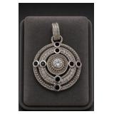 Judith Ripka Sterling Silver Pendant 22g