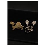 Sarah Coventry Novelty Brooches, Set Of 2