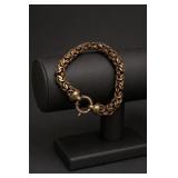 Sterling Silver Byzantine Bracelet 20g