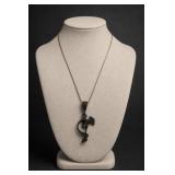 Sterling Silver Kokopelli Pendant Necklace