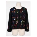 Michael Simon Girl 100% Cotton Embroidered Jacket