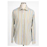 Banana Republic Striped Button-Front Shirt Size M