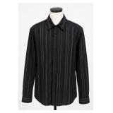 Authentic Stamp 10 Cotton Striped Shirt Size L