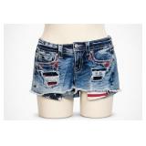 Miss Me Jeans JP7214H Distressed Denim Shorts