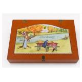 Solid Wood Family Scene Keepsake Box Mark 5:19