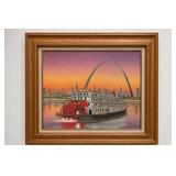 H. Hargrove Delta Queen Oil Painting