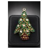 Eisenberg Ice Christmas Tree Brooch