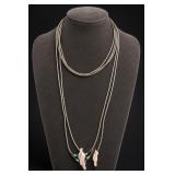 Sterling Silver Liquid Silver Fetish Necklace