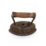 Cast Iron Wooden Handle Flat Iron