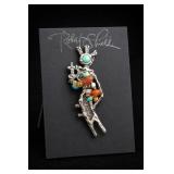 Robert Shields Sterling Silver Brooch Pin
