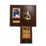 Ron Gant & Nolan Ryan Baseball Plaque Pair