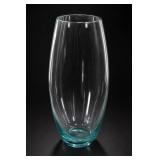 Large Aqua Glass Vase